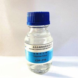 CASE polyol 210 bakeng sa polyurethane elastomer, likhomaretsi, li-sealants, ho roala ho sa keneleng metsi le lisebelisoa tsa ho betla.